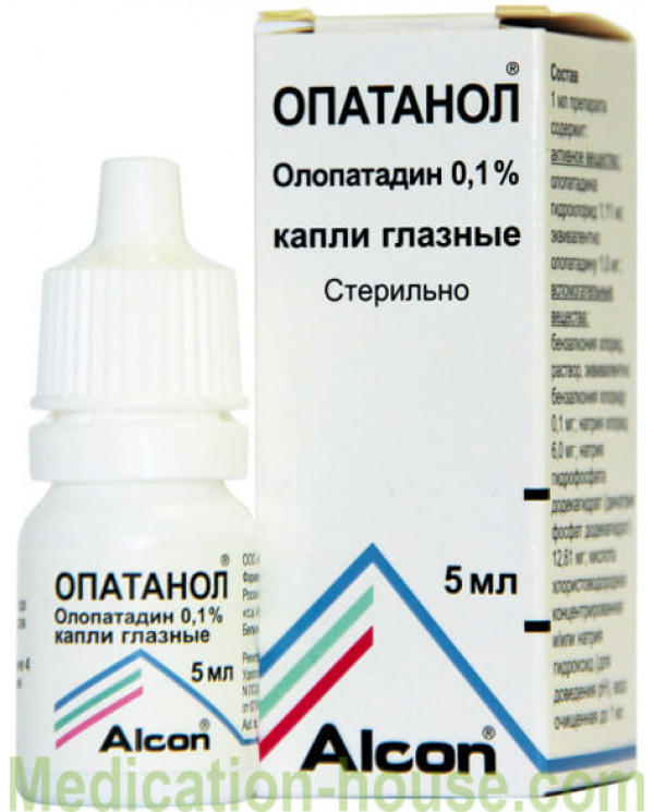 Opatanol eye drops 0.1% 5ml