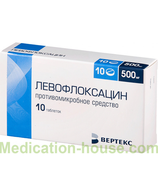 Levofloxacin tabs 500mg #10