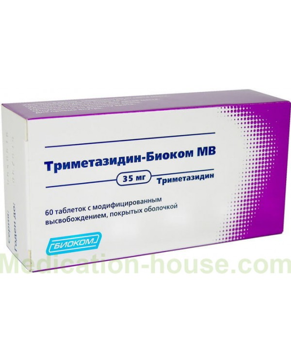 Trimetazidine MB tabs 35mg #60