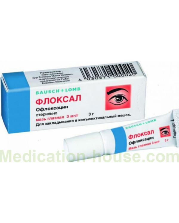 Floxal eye ointment 0.3% 3gr