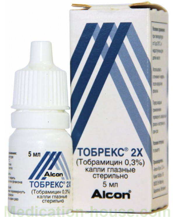 Tobrex 2X drops 0.3% 5ml