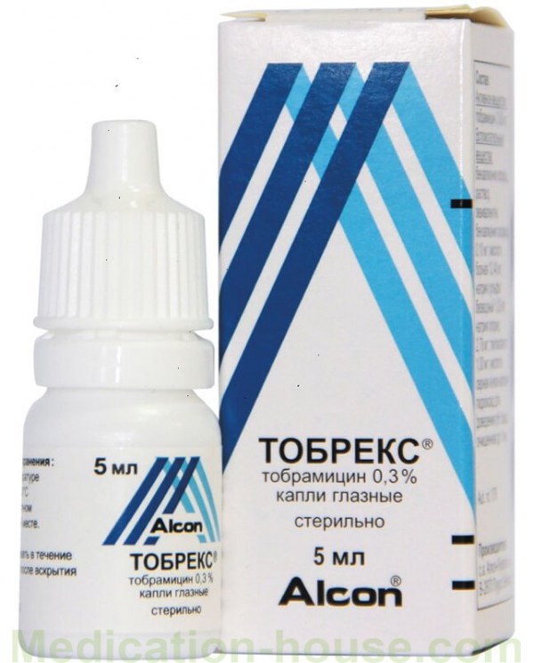 Tobrex eye drops 0.3% 5ml