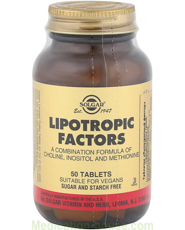Solgar Lipotropic Factors tabs #50