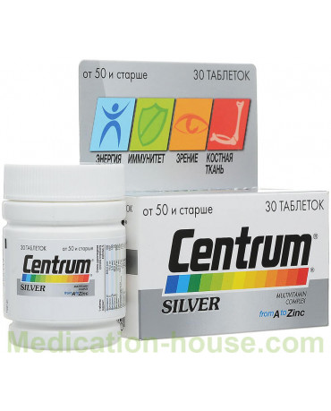Centrum Silver Multivitamin complex from A to Zinc tabs #30
