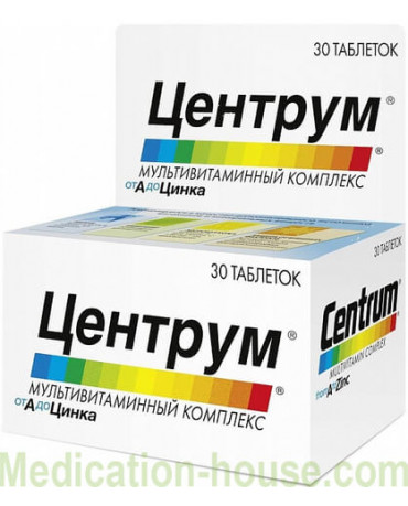 Centrum multivitamin complex from A to Zinc tabs #30