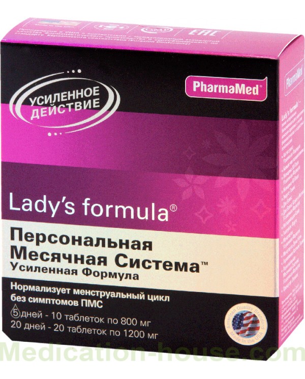 Lady`s Formula Personal monthly system Strengthened formula tabs #30