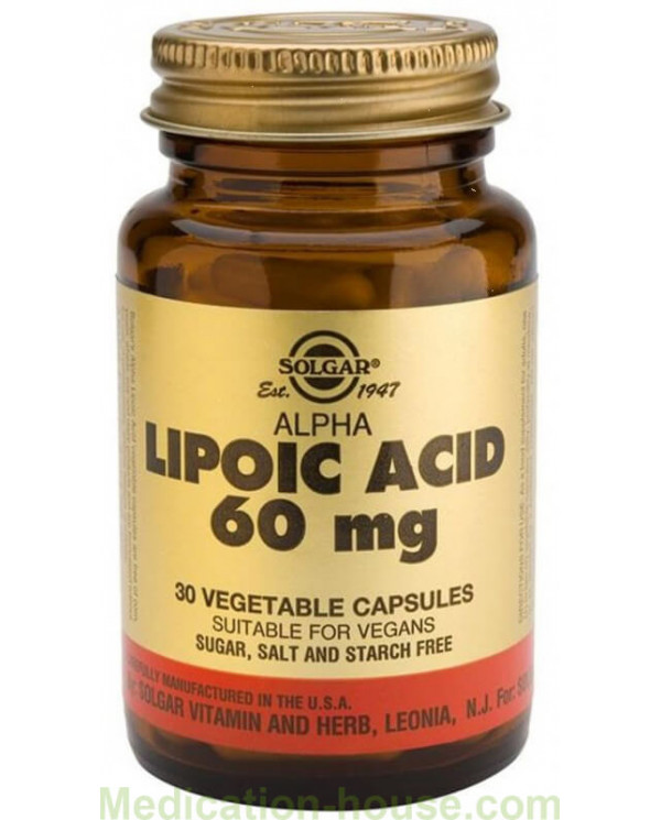Solgar Alpha Lipoic acid caps #30