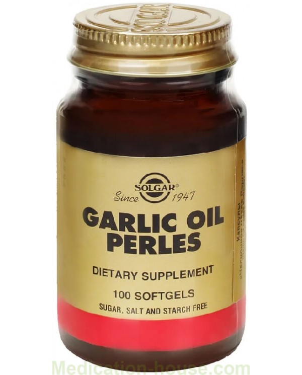 Solgar Garlic oil Perles caps #100