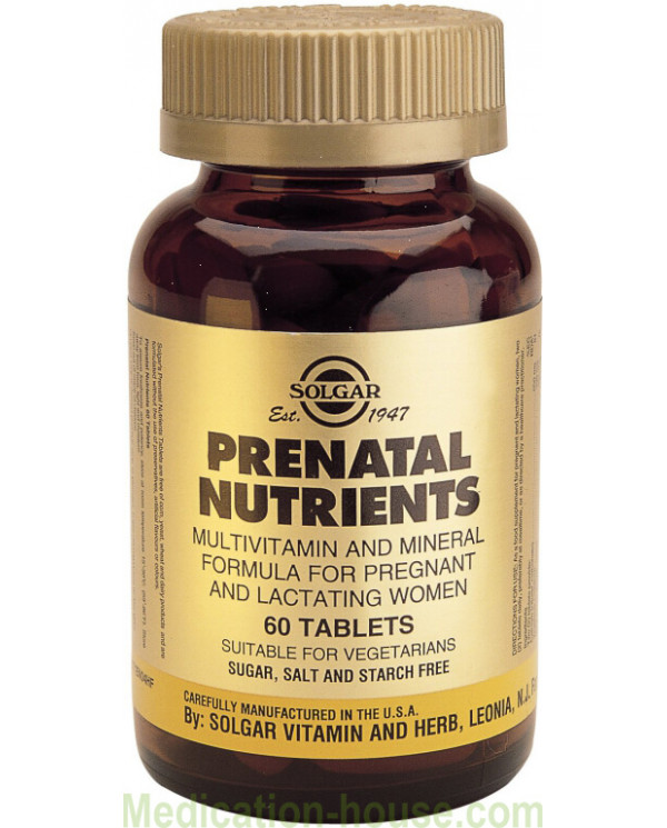 Solgar Prenatal Nutrients (Prenatabs) tabs #60