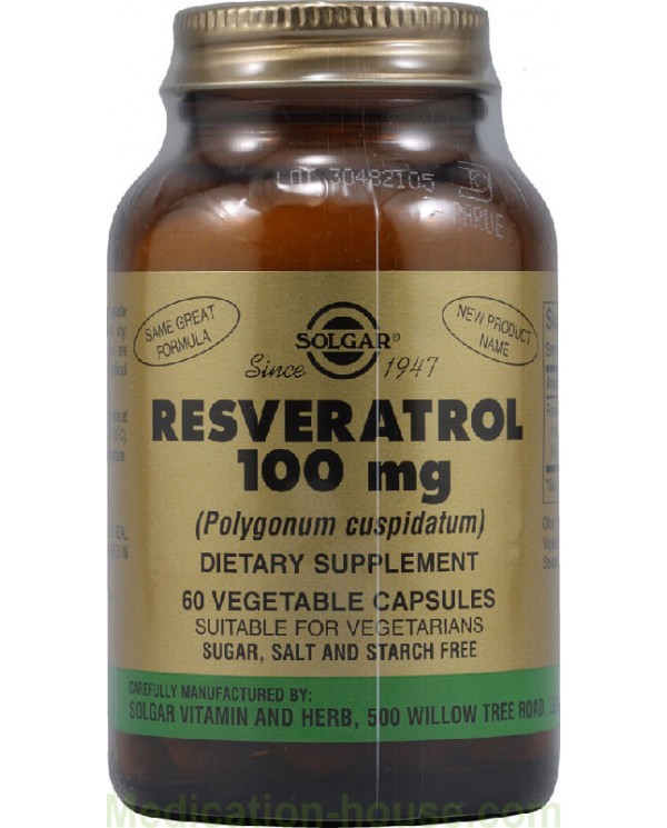 Solgar Resveratrol caps 100mg #100